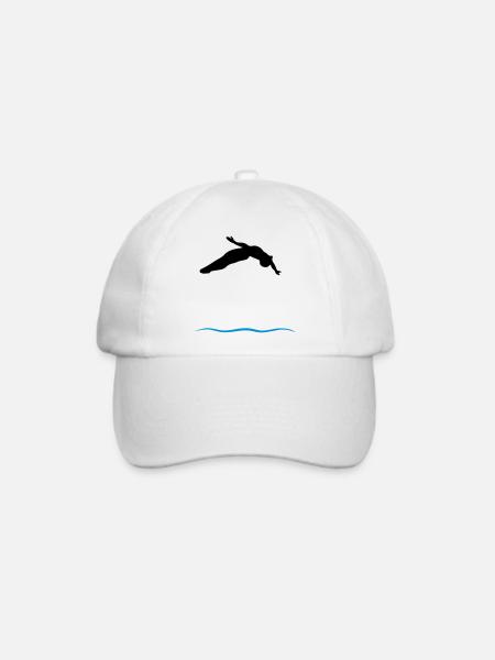 Turmspringer - Baseballkappe - Weiß/Weiß