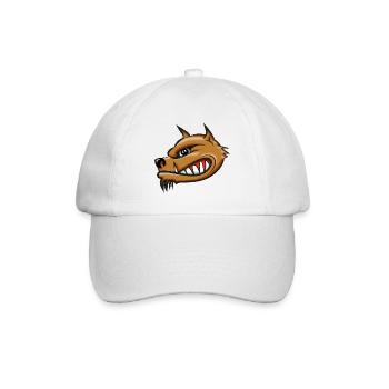 Hyäne Cartoon Airbrush - Baseballkappe - Weiß/Weiß - Vorne