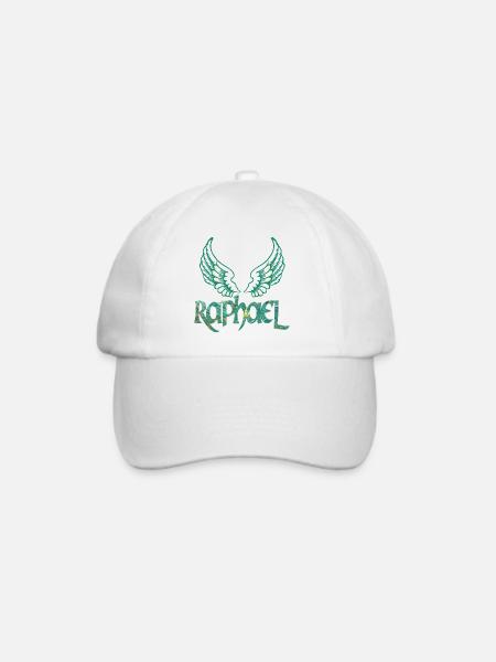 erzengel raphael e 71 - Baseballkappe - Weiß/Weiß