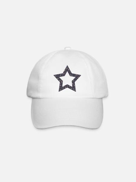 "Sternenstern" - Baseballkappe - Weiß/Weiß