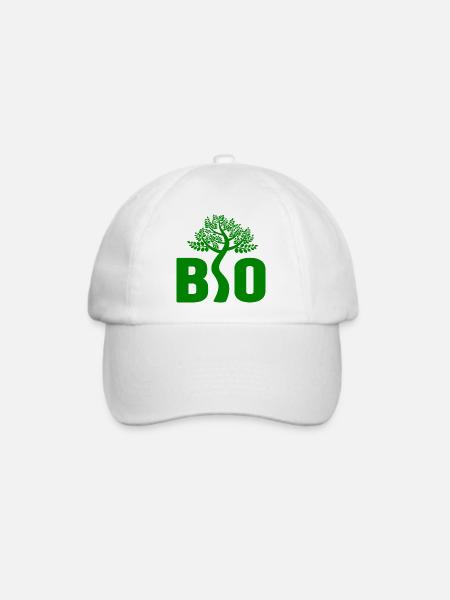 Bio Organic - Baseballkappe - Weiß/Weiß