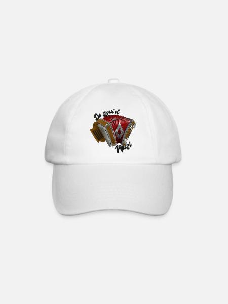 Do spui'd Musi // dunkel | ZiachON! - Baseballkappe - Weiß/Weiß