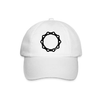 Kettenvelo - Baseballkappe - Weiß/Weiß - Vorne