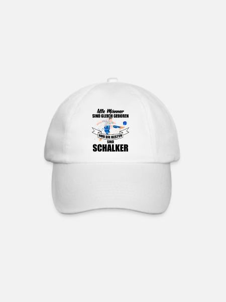 Nur die Besten sind Schalker | Schalker Fan Design - Baseballkappe - Weiß/Weiß