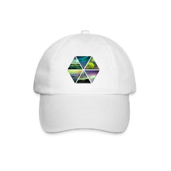 Polar Lichter - Baseballkappe - Weiß/Weiß - Vorne