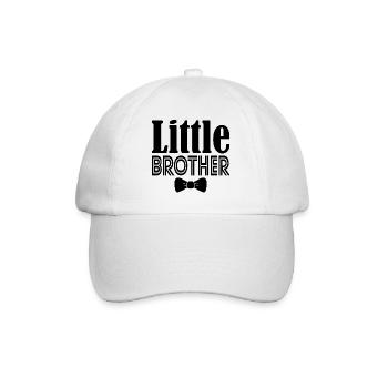 KLEINER BRUDER Geschenk - Baseballkappe - Weiß/Weiß - Vorne