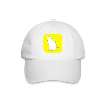 SnapChat(te) (französisches Wortspiel) - Baseballkappe - Weiß/Weiß - Vorne