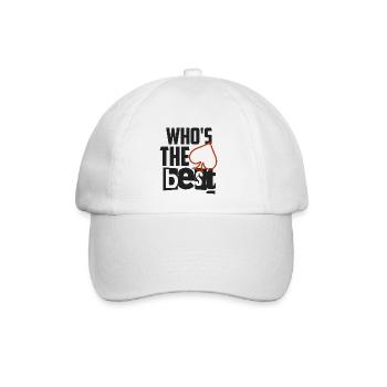 Who es the best - Baseballkappe - Weiß/Weiß - Vorne