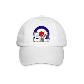 der modfather - Baseballkappe - Weiß/Weiß - Vorne