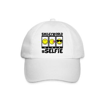 Smileys und Selfies - Baseballkappe - Weiß/Weiß - Vorne
