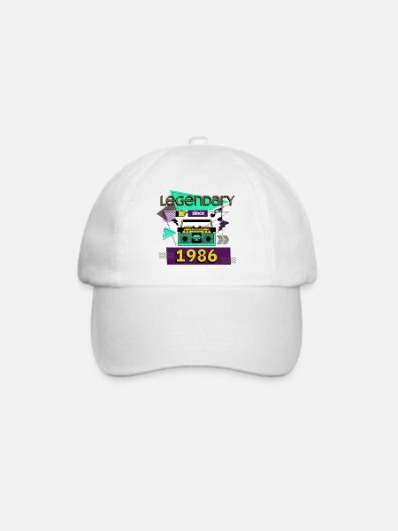 legendary since 1986 - Baseballkappe - Weiß/Weiß