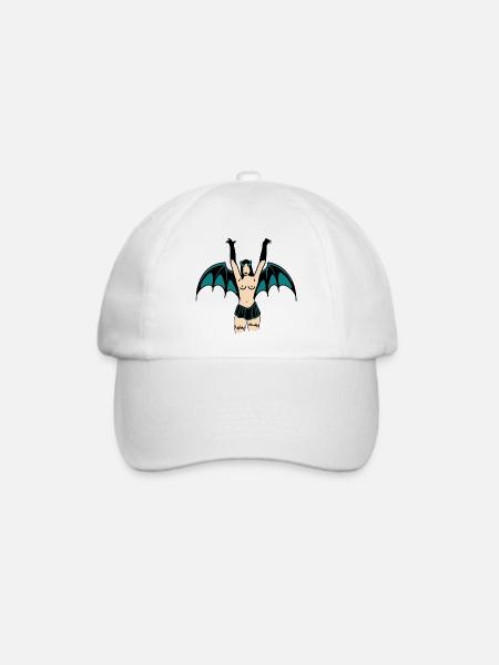 Dämon - Baseballkappe - Weiß/Weiß