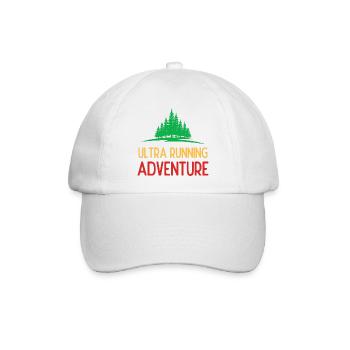 Ultra Running Advrenture - Baseballkappe - Weiß/Weiß - Vorne