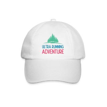 Ultra Running Advrenture - Baseballkappe - Weiß/Weiß - Vorne