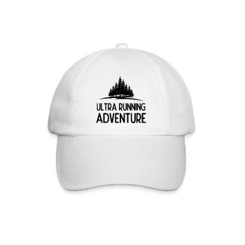Ultra Running Advrenture - Baseballkappe - Weiß/Weiß - Vorne