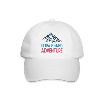 Ultra Running Advrenture - Baseballkappe - Weiß/Weiß - Vorne