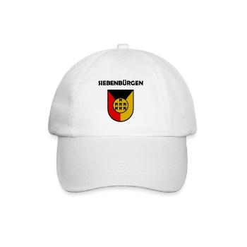 Die Sachsen aus Siebenbürgen - Baseballkappe - Weiß/Weiß - Vorne