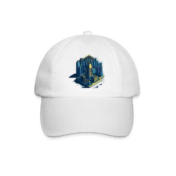 Reissbrett - Baseballkappe - Weiß/Weiß - Vorne