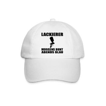 Lackierer - Baseballkappe - Weiß/Weiß - Vorne