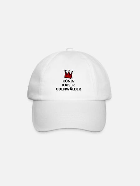 Der Super Odenwälder - Baseballkappe - Weiß/Weiß