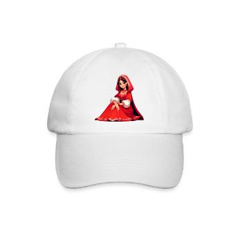 Ded Moroz Snegurotschka russischer Weihnachtsmann - Baseballkappe - Weiß/Weiß - Vorne