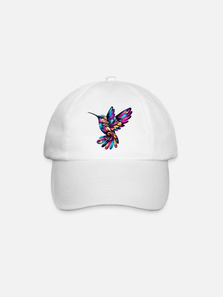 Kolibri - Baseballkappe - Weiß/Weiß