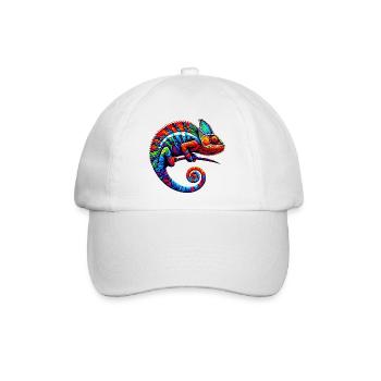 Chamäleon - Baseballkappe - Weiß/Weiß - Vorne