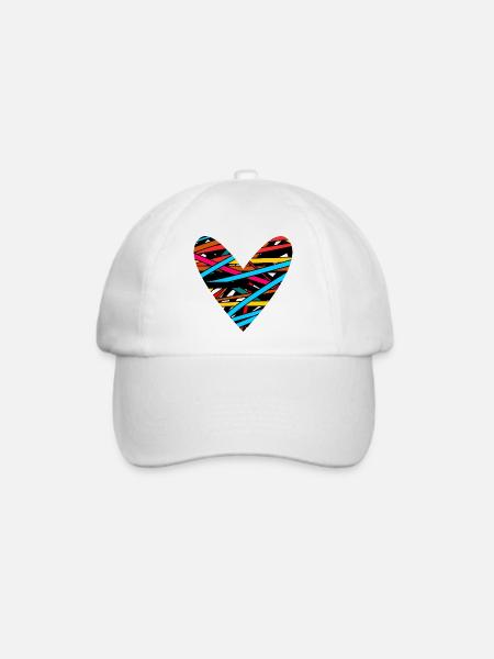VALENTINSTAG. Junggesellinnenabschied. ICH LIEBE DICH. ICH LIEBE DICH. LIEBE - Baseballkappe - Weiß/Weiß