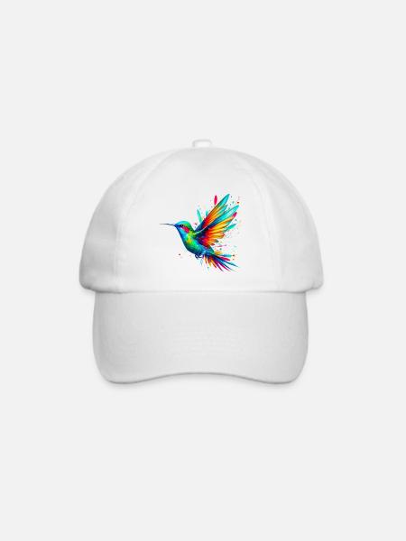 Kolibri - Baseballkappe - Weiß/Weiß