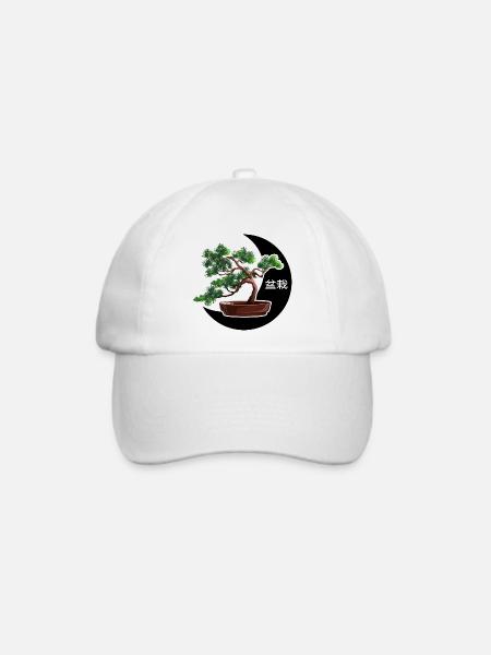 BONSAI Yamadori Bonsaikunst bonsaischale - Baseballkappe - Weiß/Weiß