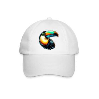 Tukan - Baseballkappe - Weiß/Weiß - Vorne