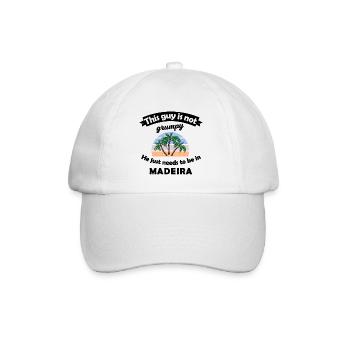 Der Urlaub in Madeira - Baseballkappe - Weiß/Weiß - Vorne
