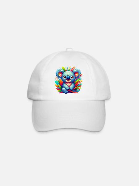 Koala - Baseballkappe - Weiß/Weiß