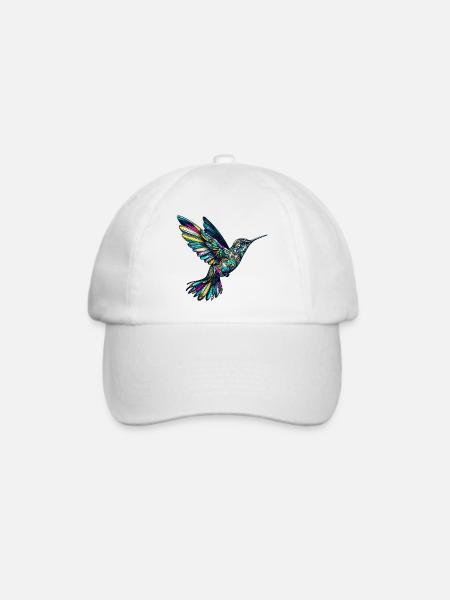 Kolibri - Baseballkappe - Weiß/Weiß