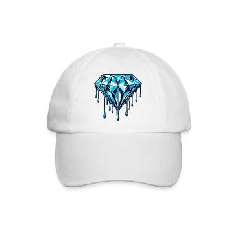 Diamant - Baseballkappe - Weiß/Weiß - Vorne