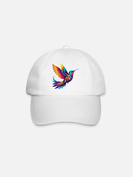 Kolibri - Baseballkappe - Weiß/Weiß