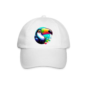 Tukan - Baseballkappe - Weiß/Weiß - Vorne