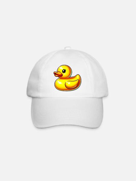 Ente Ente Ente Ente Ente - Baseballkappe - Weiß/Weiß