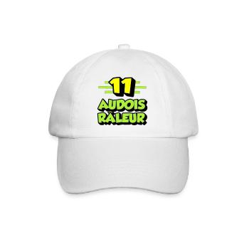 Beschwerdender Audois - Baseballkappe - Weiß/Weiß - Vorne