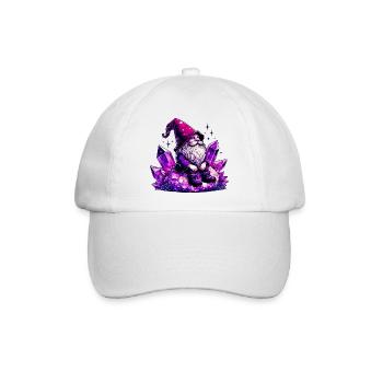 Gnom - Baseballkappe - Weiß/Weiß - Vorne