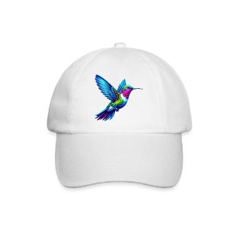 Kolibri - Baseballkappe - Weiß/Weiß - Vorne