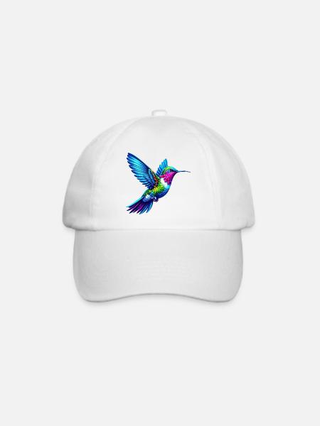 Kolibri - Baseballkappe - Weiß/Weiß