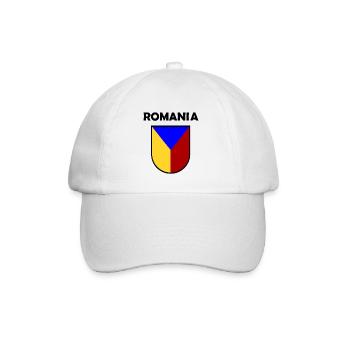 Rumänien im Süden Europas - Baseballkappe - Weiß/Weiß - Vorne