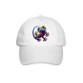 Gecko - Baseballkappe - Weiß/Weiß - Vorne