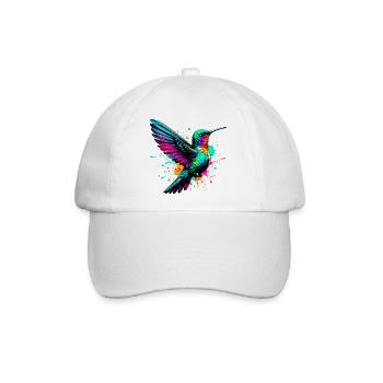 Kolibri - Baseballkappe - Weiß/Weiß - Vorne