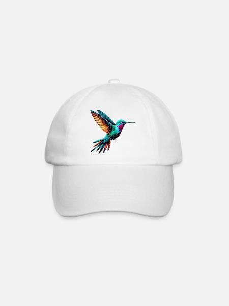 Kolibri - Baseballkappe - Weiß/Weiß