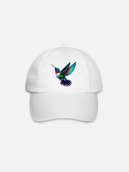 Kolibri - Baseballkappe - Weiß/Weiß