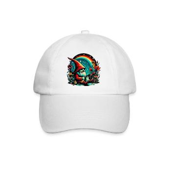 Gnom - Baseballkappe - Weiß/Weiß - Vorne