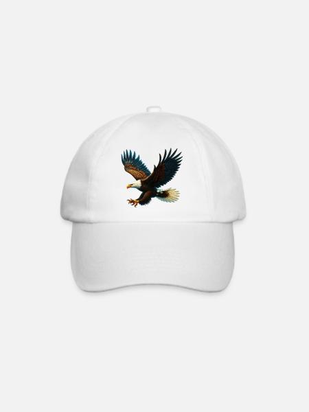 Adler - Baseballkappe - Weiß/Weiß