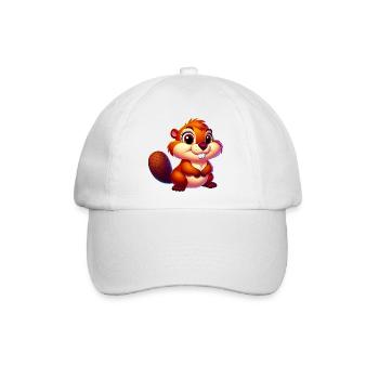 Bieber - Baseballkappe - Weiß/Weiß - Vorne